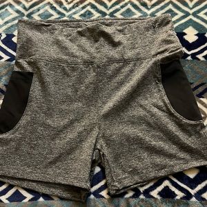 2 NWOT BIKER SHORTS LARGE